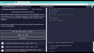 Basic JavaScript Understanding Uninitialized Variables FreeCodeCamp