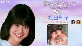 마츠다세이코(松田聖子) ❚ Wink ♪涙をみせないで ~Boys Don't Cry~ [AI Cover]