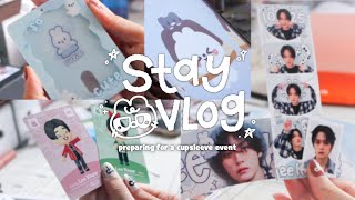 Stay Vlog | Preparing a K-POP Cupsleeve Event