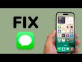 How To Fix iMessage Not Working On iPhone