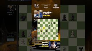 🇺🇿Shamsiddin Vohidov VS Fabiano Caruana World Championship 2023 Samarkand #chesss #chessplayer