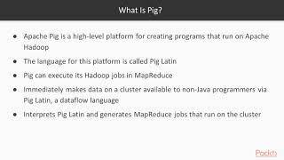 Hands-On Big Data Processing with Hadoop 3: Pig Background | packtpub.com