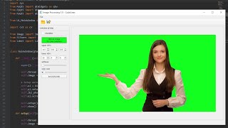 Remove green backgound (chroma key) | Python | OpenCV | PyQT |