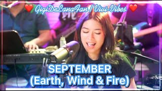 SEPTEMBER - Earth, Wind & Fire (Lyrics) | Cover: Gigi De Lana & The Gigi Vibes | Vivi-Vibes