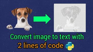 Convert image to text using python