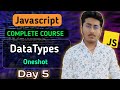 Datatype in JavaScript | JavaScript Tutorial In Hindi #5