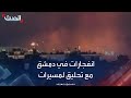 المرصد السوري: انفجارات في ريف دمشق الغربي بالتزامن مع تحليق لمسيرات