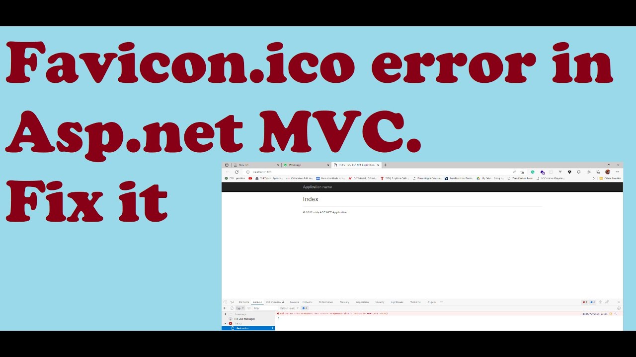 Favicon.ico error fix in Asp.net MVC’ Favicon.ico error fix in Asp.net MVC