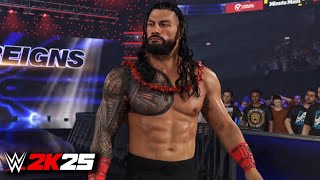 WWE 2K25 Roman Reigns Official Entrance!