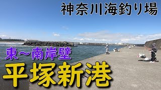 神奈川釣り場 平塚新港 南岸壁 東岸壁 サビキ釣り クロダイ アジング ルアー 夜釣り アジ カサゴ シーバス  堤防釣り MANCING MANIA JAPAN