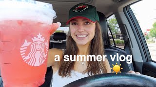 the perfect summer vlog 🦋🌞🧃🌸 ⋆˚