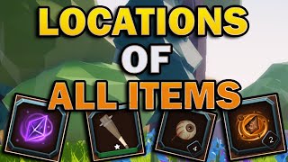 Locations of All Items in Dragon Blade on Roblox