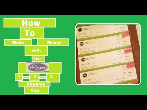 How to MAKE Money With The Kroger 1-2-3 Rewards Visa Card How to MAKE Money With The Kroger 1-2-3 Rewards Visa Card