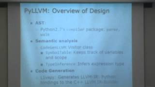 PyLLVM: A compiler from Python to LLVM-IR