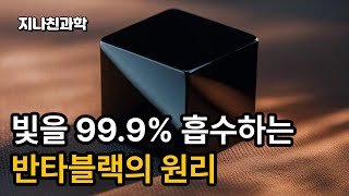 빛을 99.9% 흡수하는 반타블랙의 원리