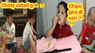 Choty choty ustad g|| Sari chips gira di Umar Ki mastian #zayyanvillagevlogs#rajabfamily