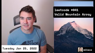 Valid Mountain Array - Leetcode 941 - Code and Whiteboard Walkthrough