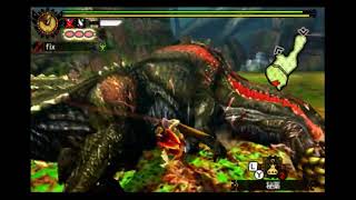 【MH4G】lv140イビルジョー2頭 生産操虫棍 ソロ 9'29''70