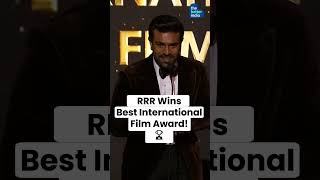 Watch RAM CHARAN And SS Rajamouli's Speech At Hollywood Awards 🏆 #shorts