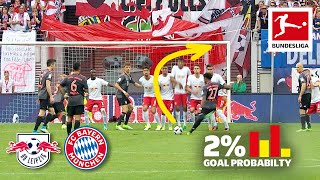 Top 10 Most Unexpected Goals I RB Leipzig vs FC Bayern München I Lewandowski, Poulsen, Müller & More