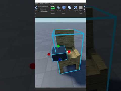 How to build a working chair in Roblox Studio!