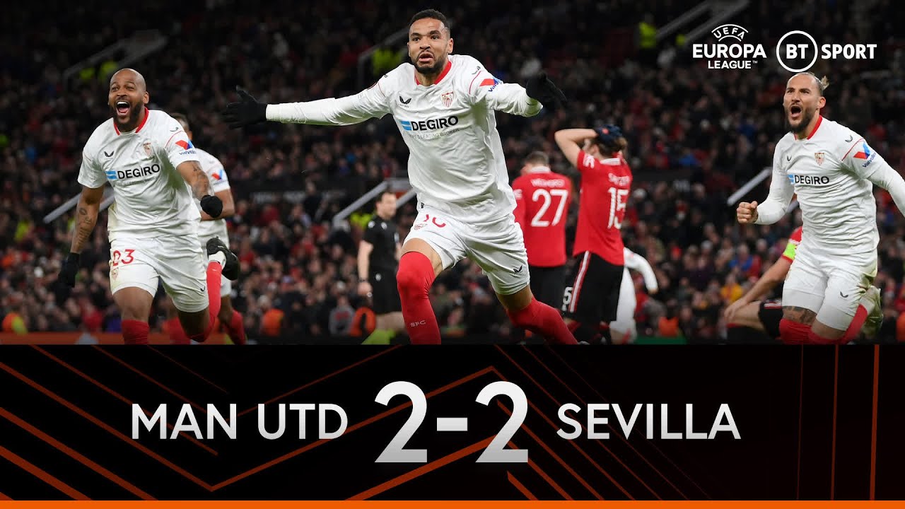 Man Utd V Sevilla (2-2) | Two Late Own Goals Turn First Leg On Its Head ...