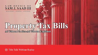 How to Read Your Florida Property Tax Bill (Ad Valorem vs. Non-Ad Valorem Explained)