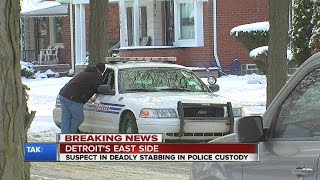 Deadly stabbing on Detroit's east side