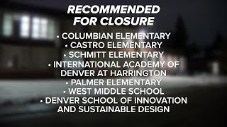 DPS recommends seven school closures, three 'grade level restructures'