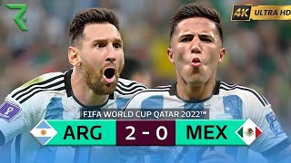 Argentina vs Mexico (2-0) Messi Masterclass | Extended Highlights and Goals | FIFA World Cup 2022