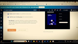 Hubspot Breeze AI Part 1: Landing Page AI Marketing with A/B Test - PLUS 2024 Hubspot Menu Overview