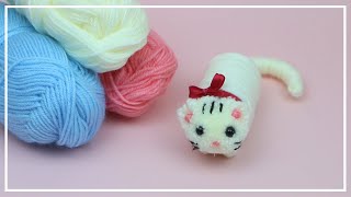 Cute kitten yarn craft ❤ How to make kitten / DIY NataliDoma