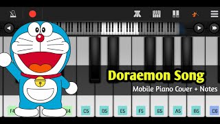 Doraemon Song Piano Cover | Easy Mobile Piano | Walkband