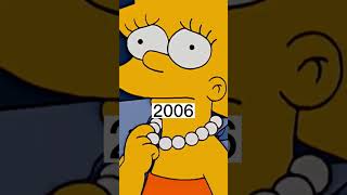 Evolution of Lisa Simpson