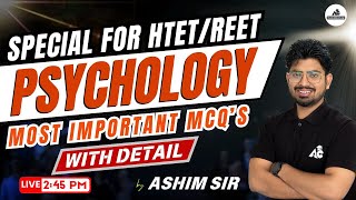 Special for HTET / REET | Psychology | Most important Mcq\