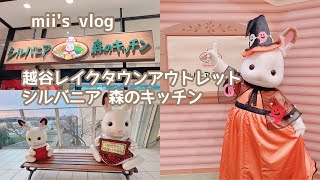 【vlog】シルバニア 森のキッチン レイクタウンアウトレット店へ行ってきた🐰