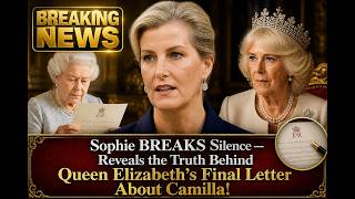 Sophie BREAKS Silence — Reveals the Truth Behind Queen Elizabeth’s Final Letter About Camilla!