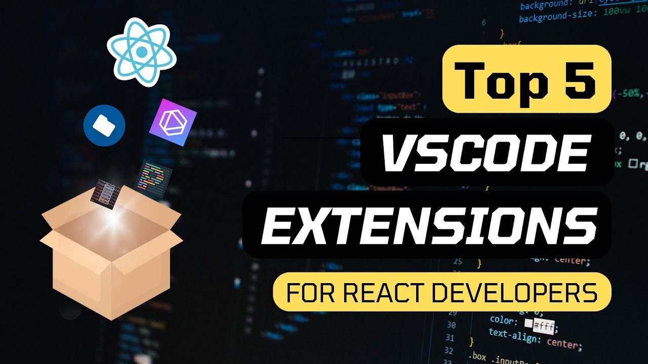 Top 5 Vscode Extensions For React Developers Youtube