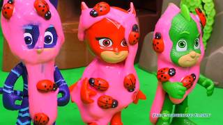 PJ Masks Search for the Troll Guy Diamond in Funny Toy Parody