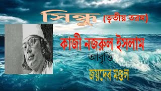 সিন্ধু (তৃতীয় তরঙ্গ), কাজী নজরুল ইসলাম। আবৃত্তি - জয়দেব মণ্ডল। #najrulislam #popularpoems