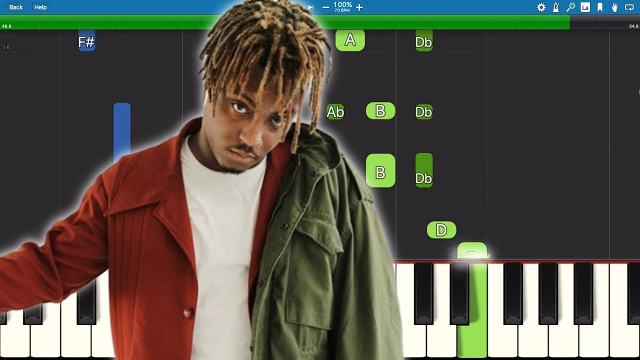 Juice WRLD - Lucid Dreams - Piano Tutorial - YouTube