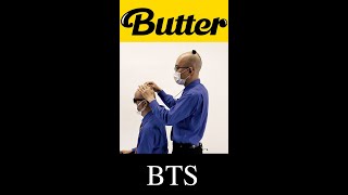 【Butter/BTS】を頭を叩いて演奏してみた！#Shorts