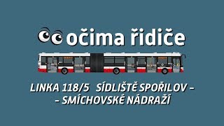 POV očima řidiče autobusu: linka 118