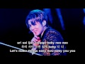 tvxq 東方神起 동방신기 u know yunho komplikated lyrics eng han rom