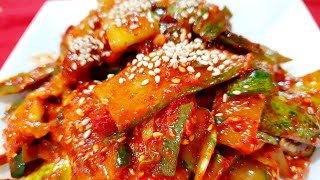 아삭하고상큼한 [오이무침] 제대로 맛있게 하는방법 황금레시피