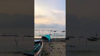 Thirupalaikudi beach view early morning beautiful sunshine