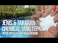 Dosis/Takaran Pemberian Obat/Chemical Kolam Renang