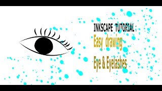 Easy Drawing: Eye and Eyelashes / Inkscape tutorial