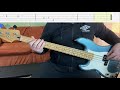 eminem stan ft. dido bass cover with tabs