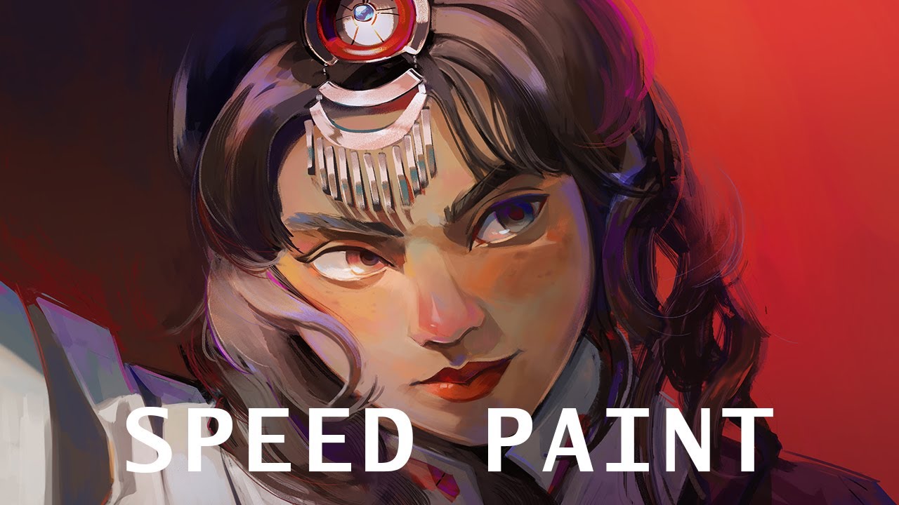 Portrait Speed Paint Adobe Photoshop Youtube